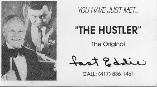 Fast Eddie's buisness card