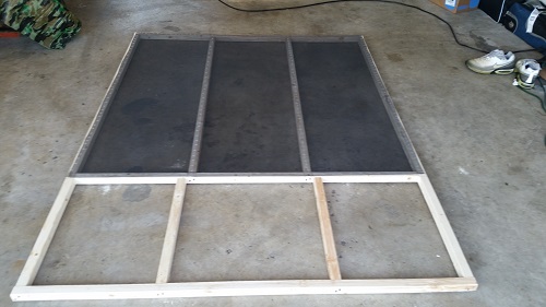 Fiberglass Screen attached