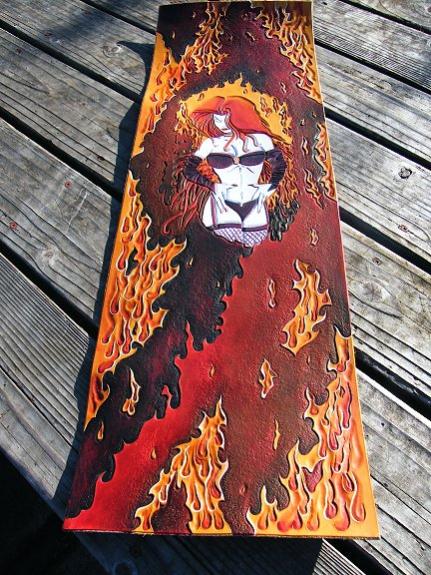 Finally finished coloring flames!