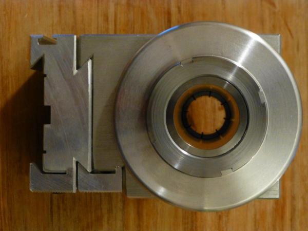 finished pulley attached