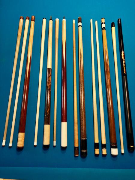 from left to right
sugartree
sugartree
roger pettit
jim baxter conversion
jim baxter 26.5 conversion 
og predator bk