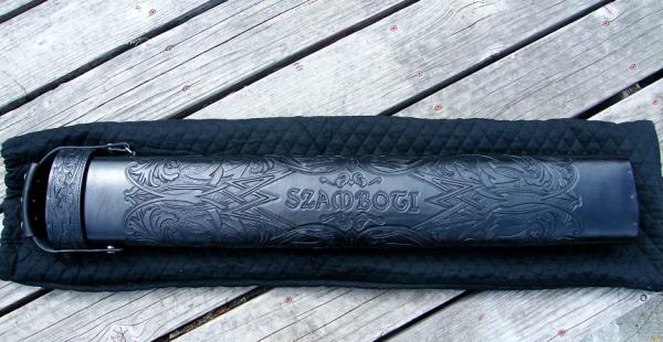 Front of finished Szamboti case