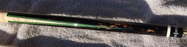 green veneered forearm