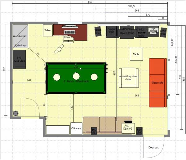 Homecinema   Pool table