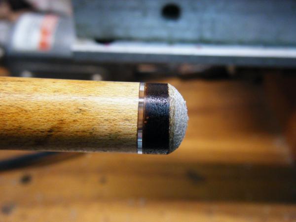 House cue with clear Triangle