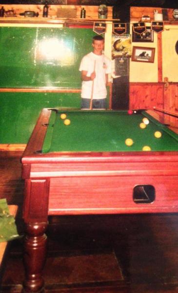 I was 15 (June or July 2001 in Ireland) ... English 8-Ball? I don't remember. Irish Whiskey tastes good ... I do remember that