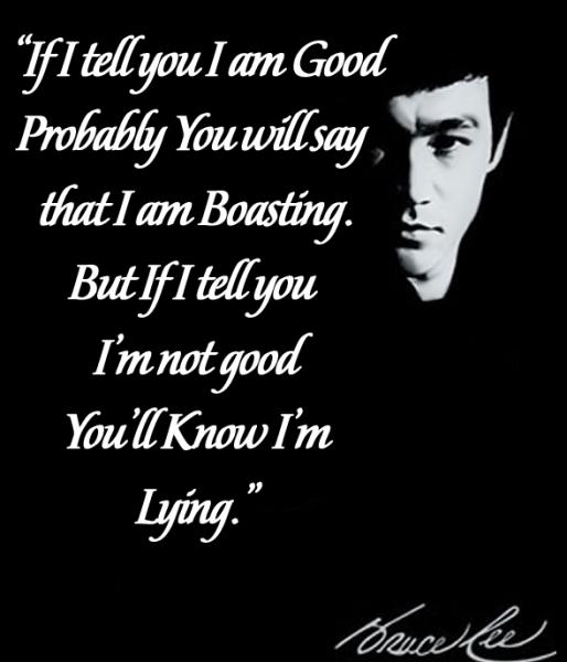 If I Tell You I am Good.