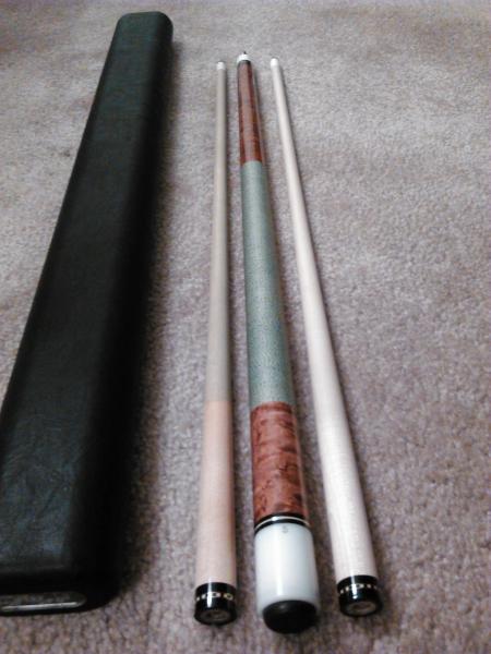 ivory jointed Leon Sly merry widow and 1x2 kopy kat case