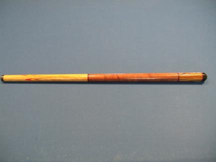 Kilby cue. Simple, but with nice wood selection.. And it plays like a dream...