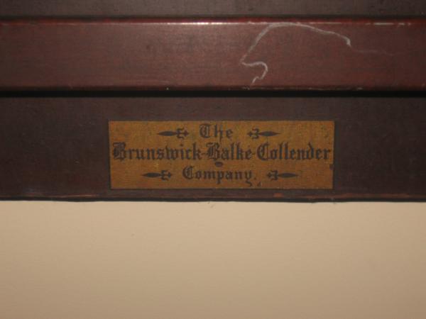 Label on cue rack