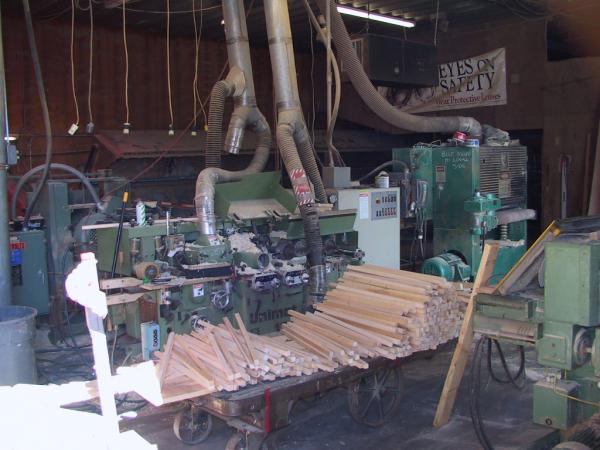 MAKING SHAFT DOWELS ON WIENIG MOULDER
