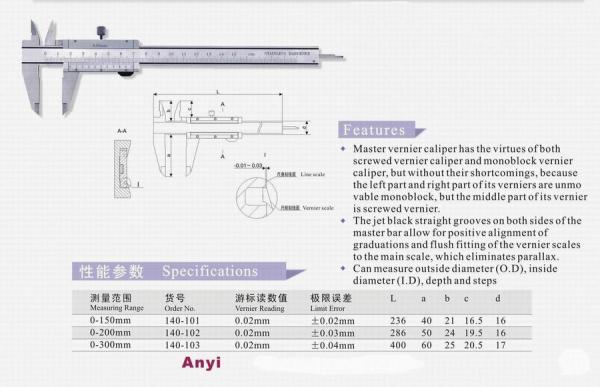 Master Vernier Caliper