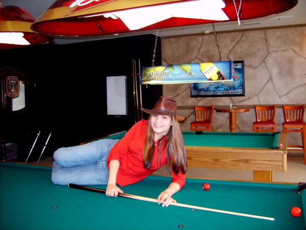 Me on the snooker table that table made me lots of dollars lol
Table 10 x 5  California