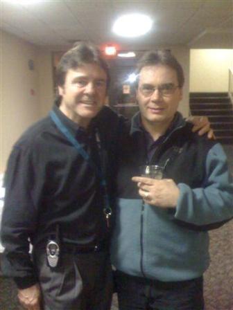 Mike and Allen Mar. 2009
Pointing to Mr. Hall of Fame