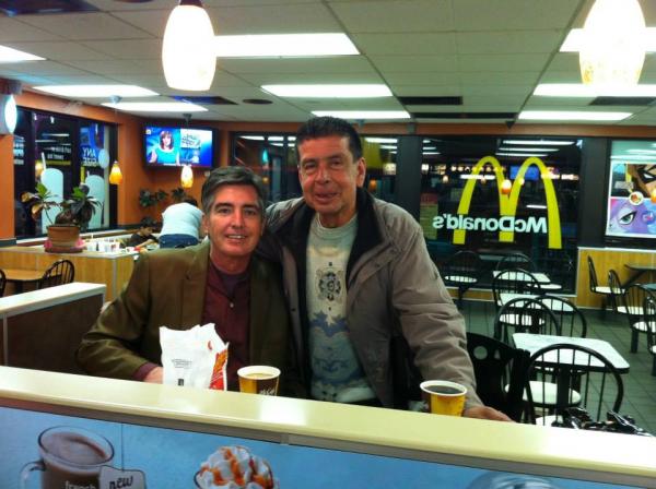 Mike Murphy and me. Pals, since 1977 Sherman Oaks House of Billiards!