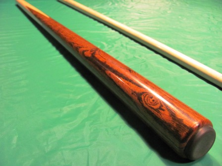 Mueller's Professional Hustler bar cue - nice bacote wood.