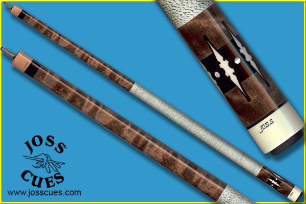 OP42 c20 Dan is building me this cue with stainless steel joint and older style stitching.  Joint and stitching from the cue in second photo.