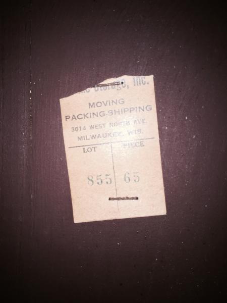 Original Shipping label