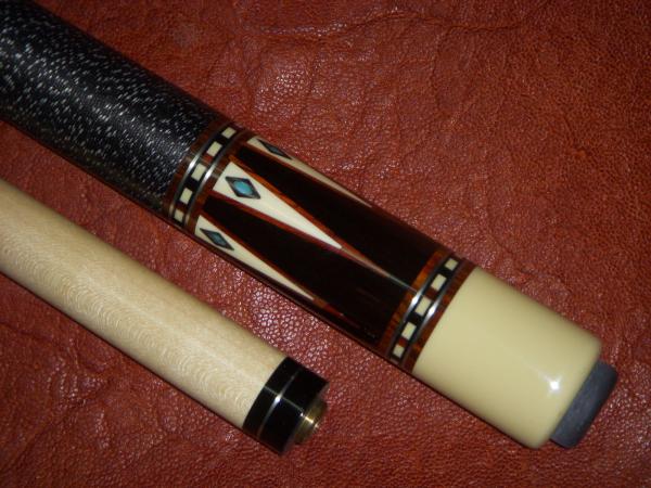 Pechauer PL05 ebony, ivory, cocobolo, turquoise butt