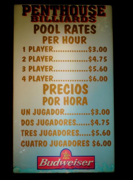 Penthouse Billiards