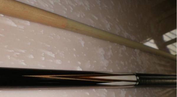 Play Cue 2

Ebony with CNC outer veneers and mitered inner veneers. Ivory Long and Short interior points. Pigskin wrap.