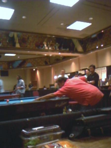 Playing in Las Vegas.. I had a Blast playing guys on my level there! I did my best playing there..plus.. I was walking away with some Great Friends!
