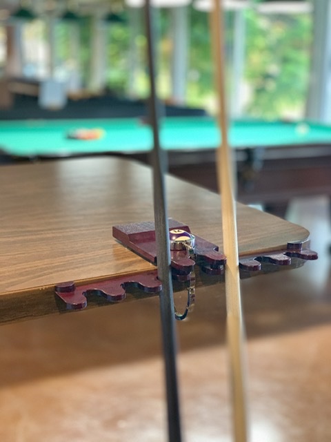 Purpleheart with cues