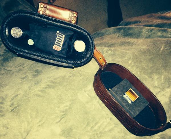 QPOD hoser in case lid.