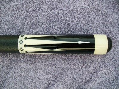 Reverse Points with silver inlays,rings etc.