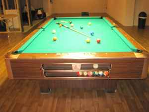 Rozel Gold Cup - view from foot of the table