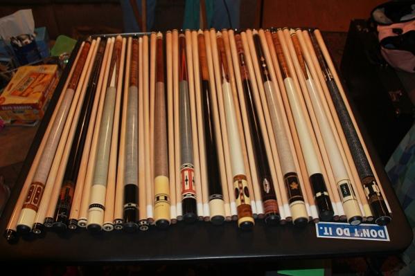 Signed Meucci Cues most are Originals