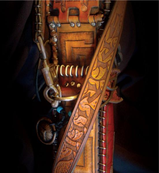 Spartan Hinge & Strap detail