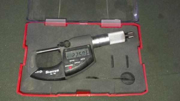 Starrett Digital Outside Micrometer 0-1"