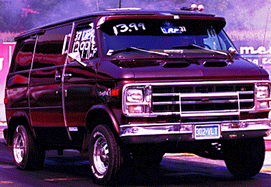 Stroked 383 Chevy Blown Van! Ran high 13's @ EnglishTown, NJ Made bracket finals in Maple Grove Pa in 1991 Total weight was 5,528 pounds with me drivi