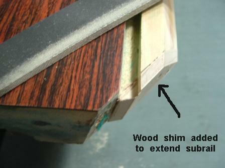subrail extension