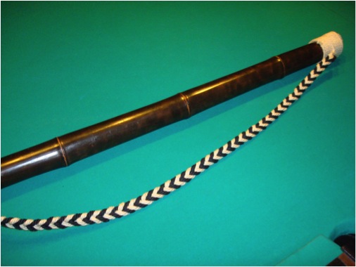 Tall Snooker Case with Braided Rope Strap