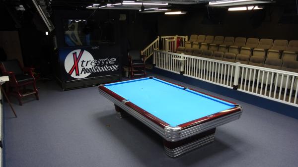 The Upstairs Main Arena (Table 1) a fully restored 10ft 1945 Brunswick Centennial