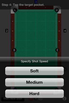 Touch pocket "A" and the drop down will appear.  Touch Medium and the English window will appear.