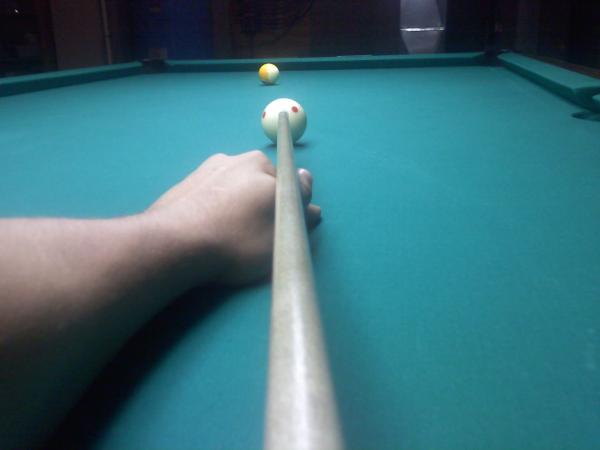 using open hand, "small v" bridge, press fingertip of thumb against middle knuckle of first finger to create the small v, contact points of the small 