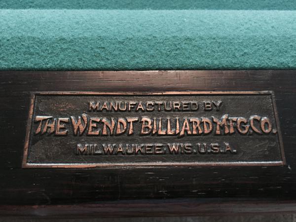 Wendt Billiard MFG Co.