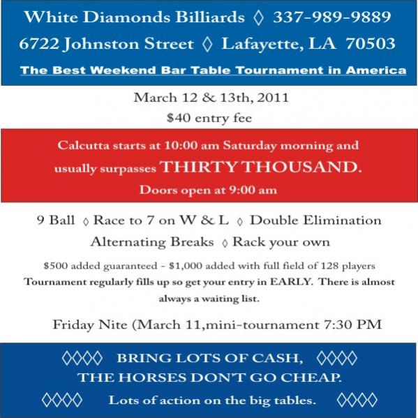 white diamonds flyer