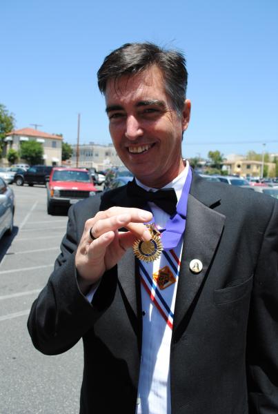 With My Knights of Columbus 2010 Billiards Medal!!!!!