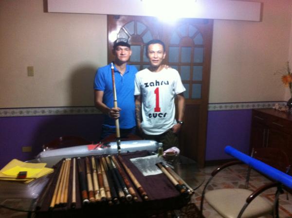with the 2006 & 2007 World Pool Champion Ronnie Alcano
