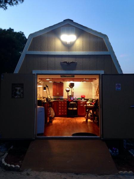 Work Shop for Fishing Rod Building, Fly Tying & Ammo Reloading - Gun Smithing. (Air Cond & Heated & Dehumidified w/ Security Cameras & Lights, Sat. HD