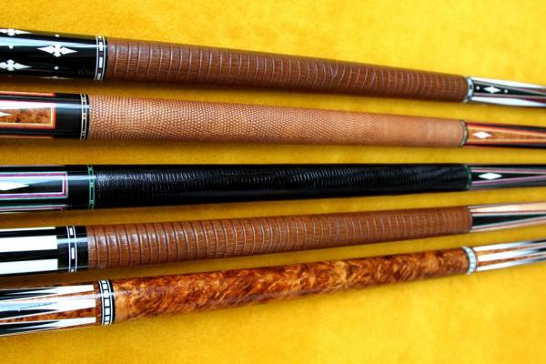 Wrap detail of JD Custom Cues from ToomnyQs