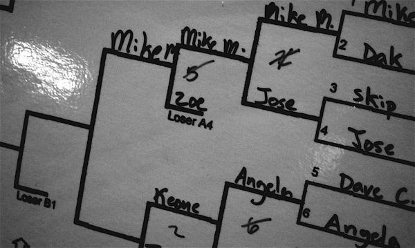 Zoe and I battle it out for the 3rd tier!