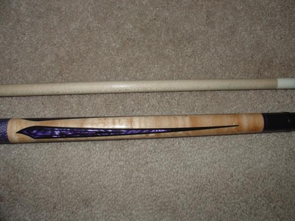 zoomed out picture of forearm (pearl purple viking)